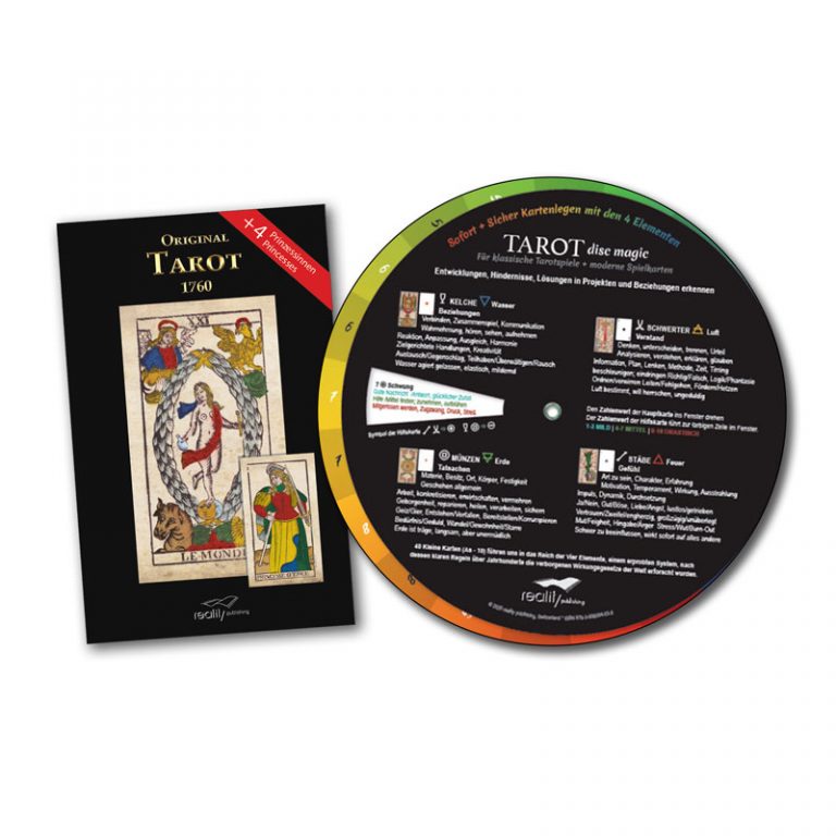 Die Tarot disc magic und die Original Tarotkarten von 1760, Zusammen günstig kaufen