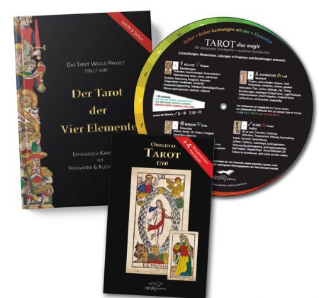 Die Tarot disc magic, die Original Tarotkarten von 1760 und das Praxisbuch zum erflogreichen Kartenlegen zusammen günstig kaufen